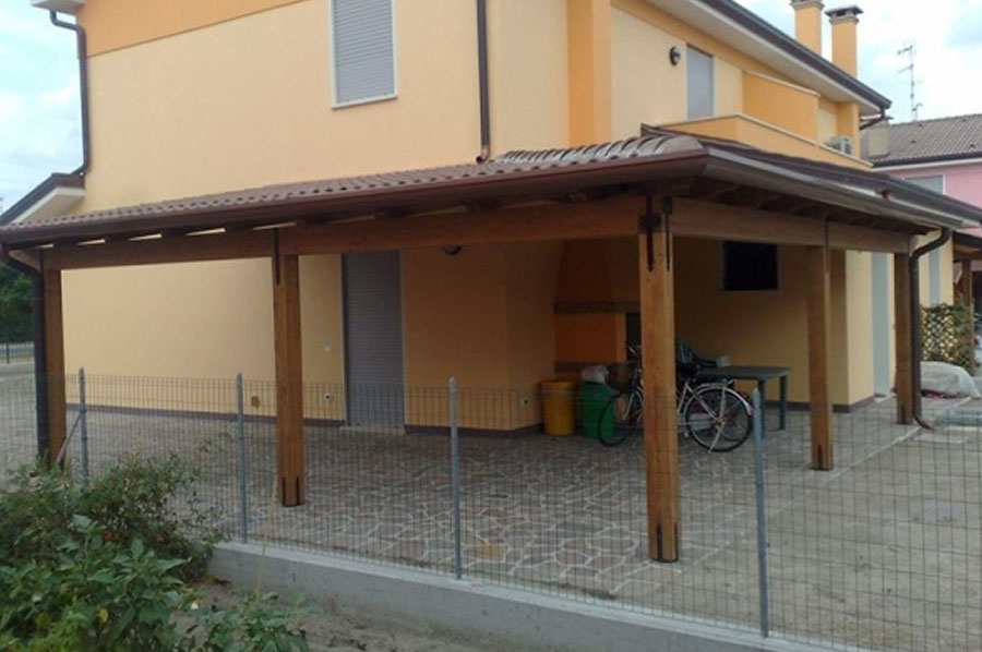 pergola in legno